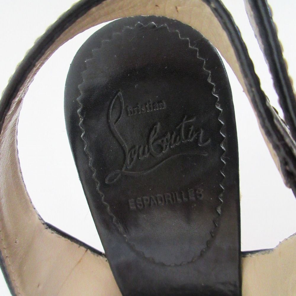 クリスチャンルブタン　ウェッジソールサンダル　チェーン　ストラップ　パンプス　靴 楽天市場】Christian Louboutin クリスチャンルブタン Pira Ryad