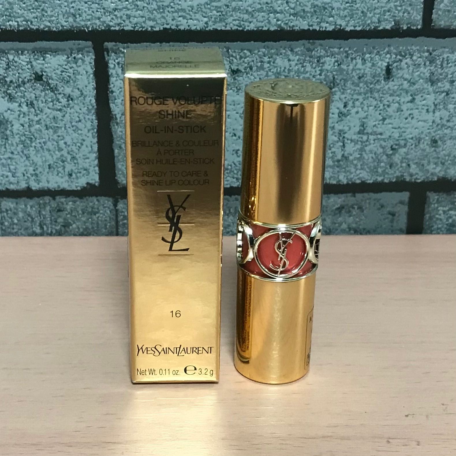 YSL イヴ・サンローラン ルージュ ヴォリュプテ シャイン No.16