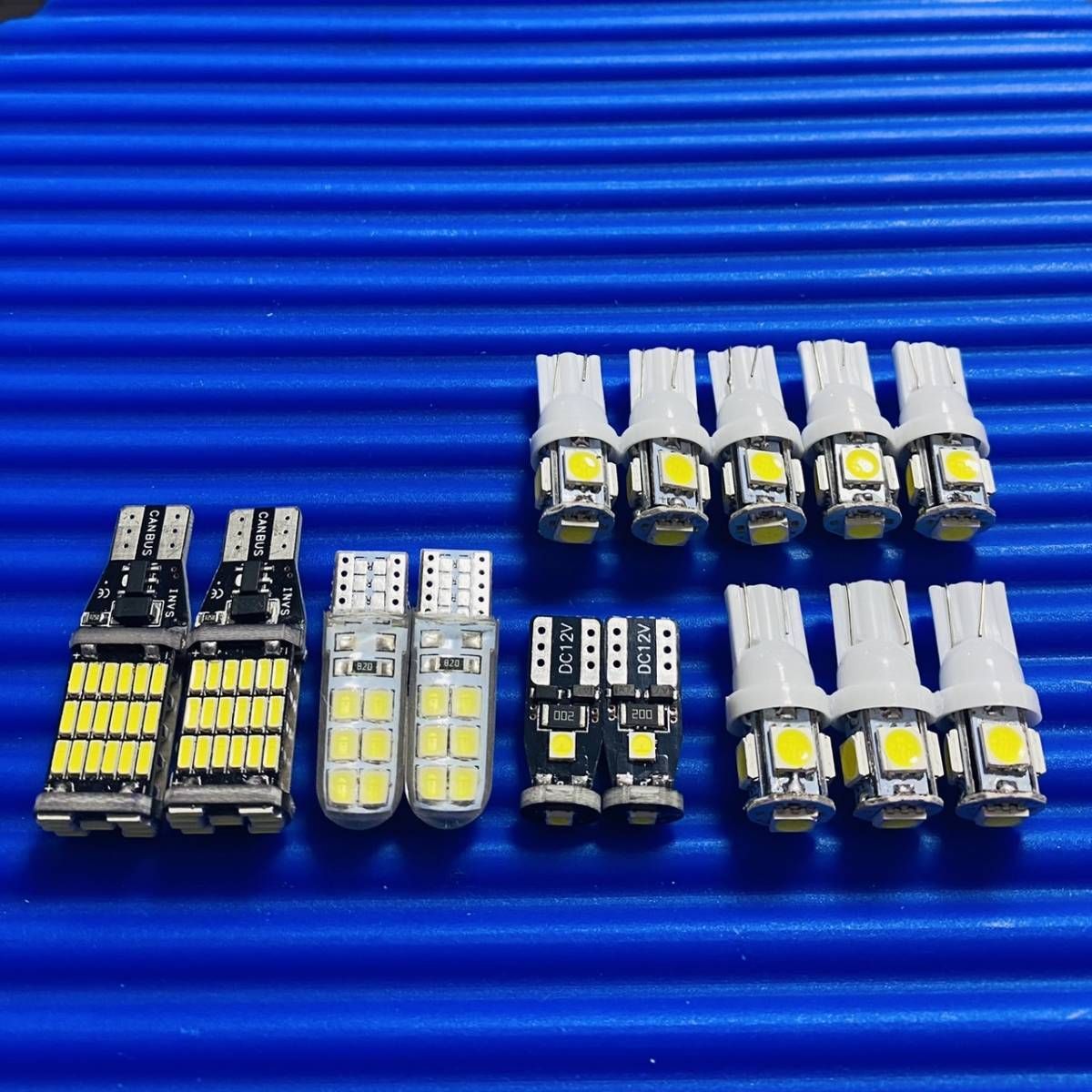 ヴェルファイア/アルファード 20系 ルームランプ バックランプ ポジション 14個セット T10 LED ホワイトトヨタ カー用品 パーツ