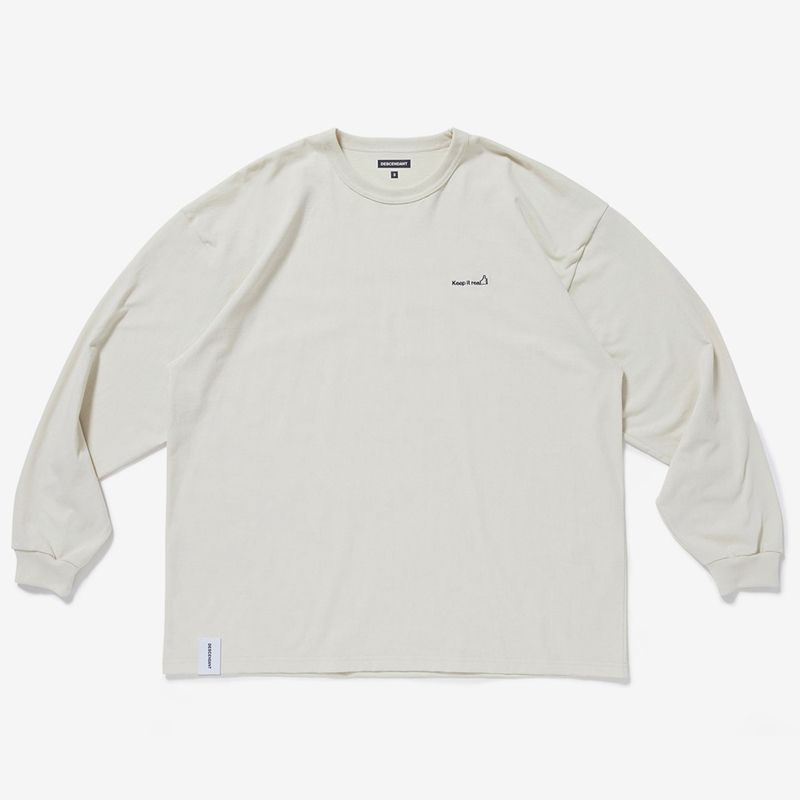 DESCENDANT OVAL DESIGN LS  Tシャツ  212ATDS-CSM14