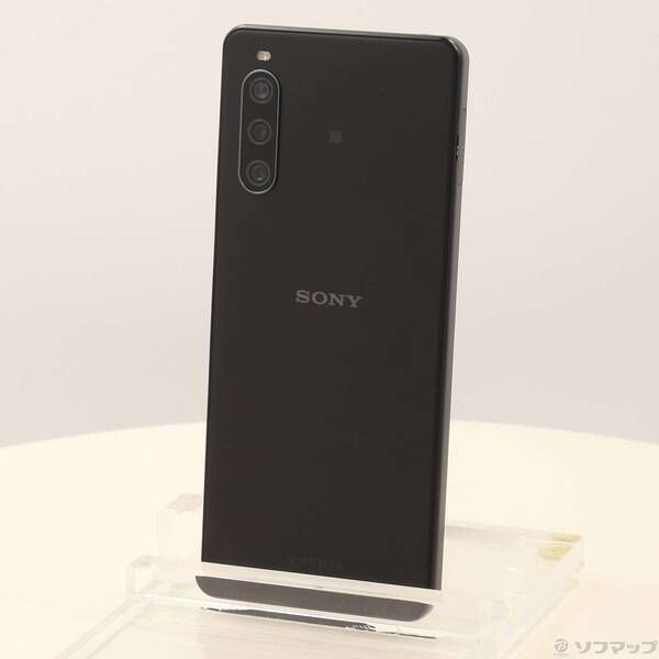 中古品〕 Xperia 10 IV 128GB ブラック A202SO Softbank SIMフリー