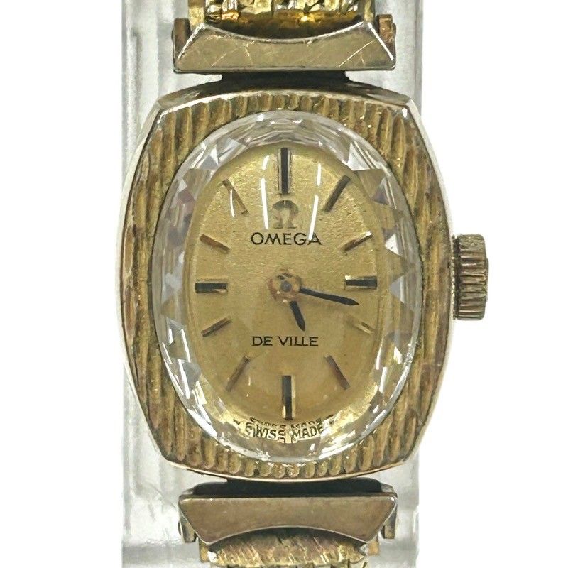 オメガ OMEGA レディマティック 金 イエローゴールド 手巻き 腕時計