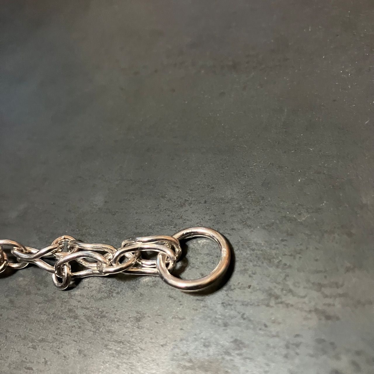 SILVER925 DEFORMATION DESIGN MANTEL BRACELET/シルバー/ブレス