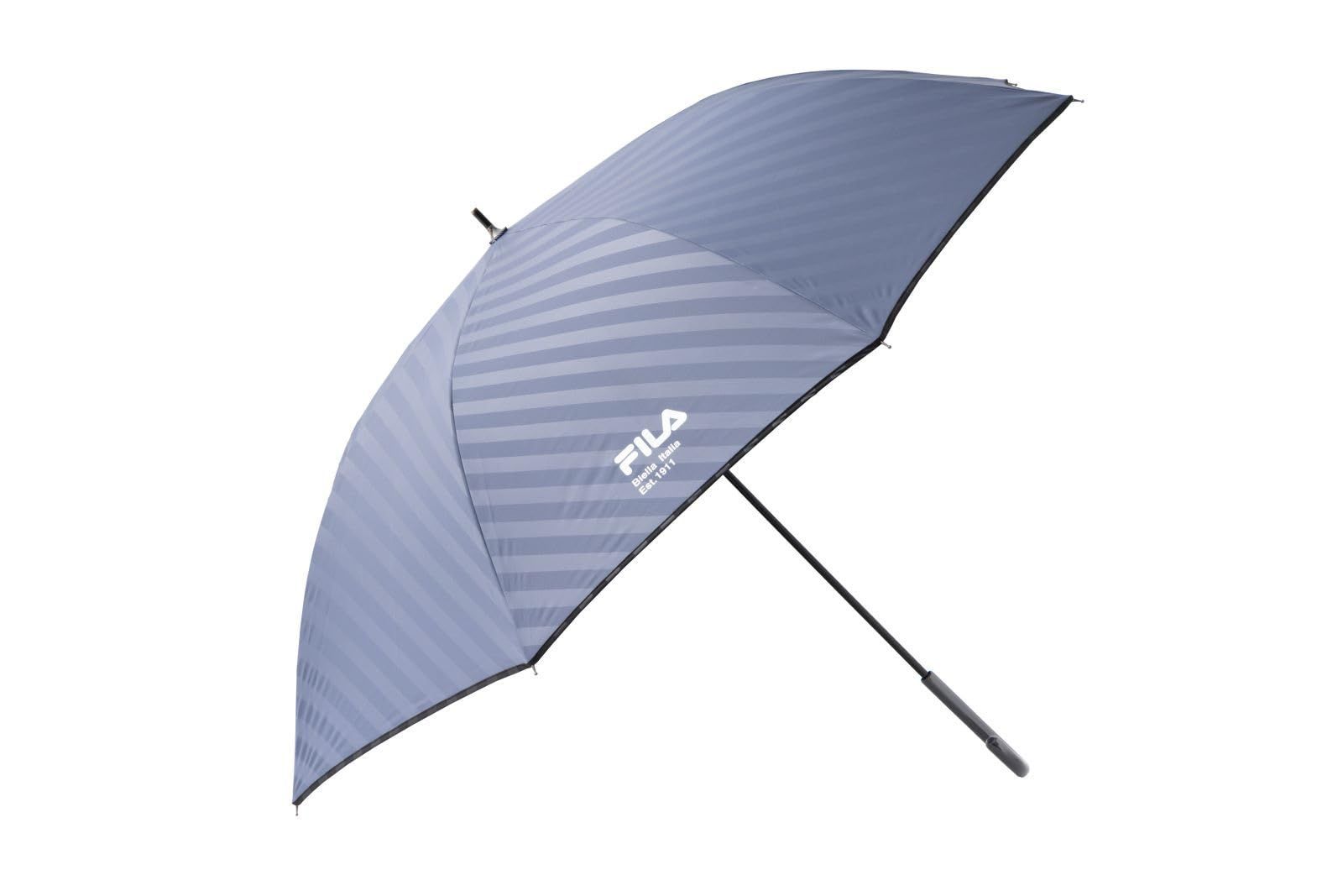 新着商品 FILA フィラ 長傘 雨傘 ブランド メンズ グラスファイバー 耐風 丈夫 75cm 10002825