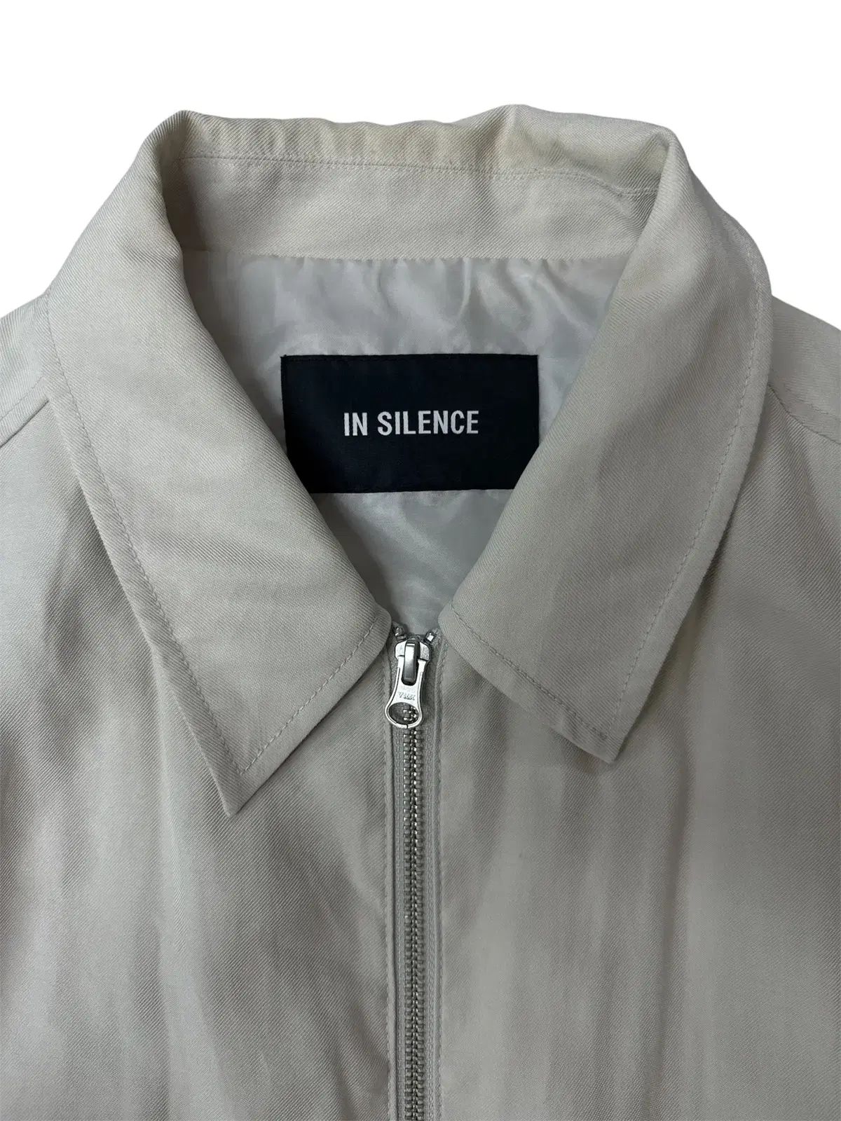 ごあいさつ予定 insilence 白 ポケット ジャケット M