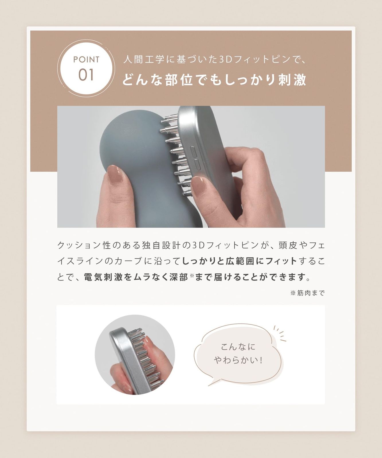 SALONIA サロニア EMS リフトブラシ 電気ブラシ 美顔器 SALONIA