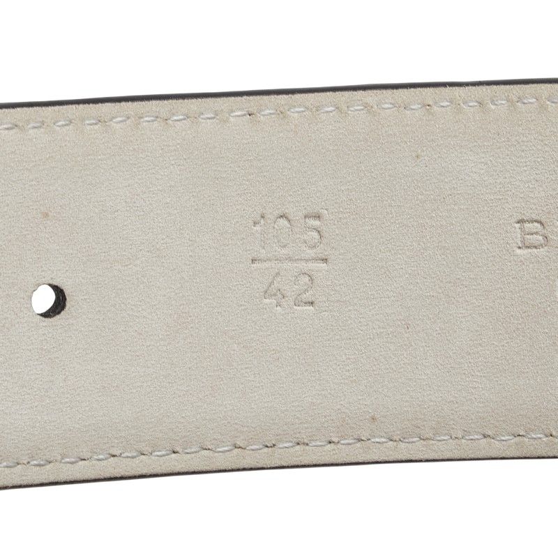 ブルガリ ブルガリブルガリ ベルト サイズ：105 42 ブラック レザー  