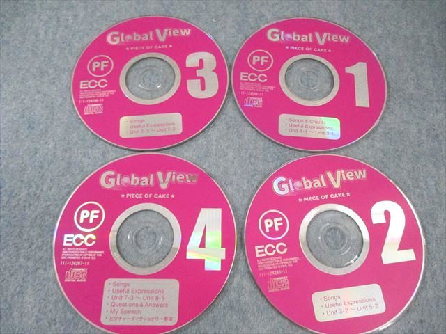 ECCジュニア Global View COURSEBOOKなど EASY AS PIE/PIECE OF CAKE PB 計6冊 CD8枚/DVD2枚付 105L4D ECCジュニア Global View COURSEBOOKなど EASY AS PIE/PIECE OF