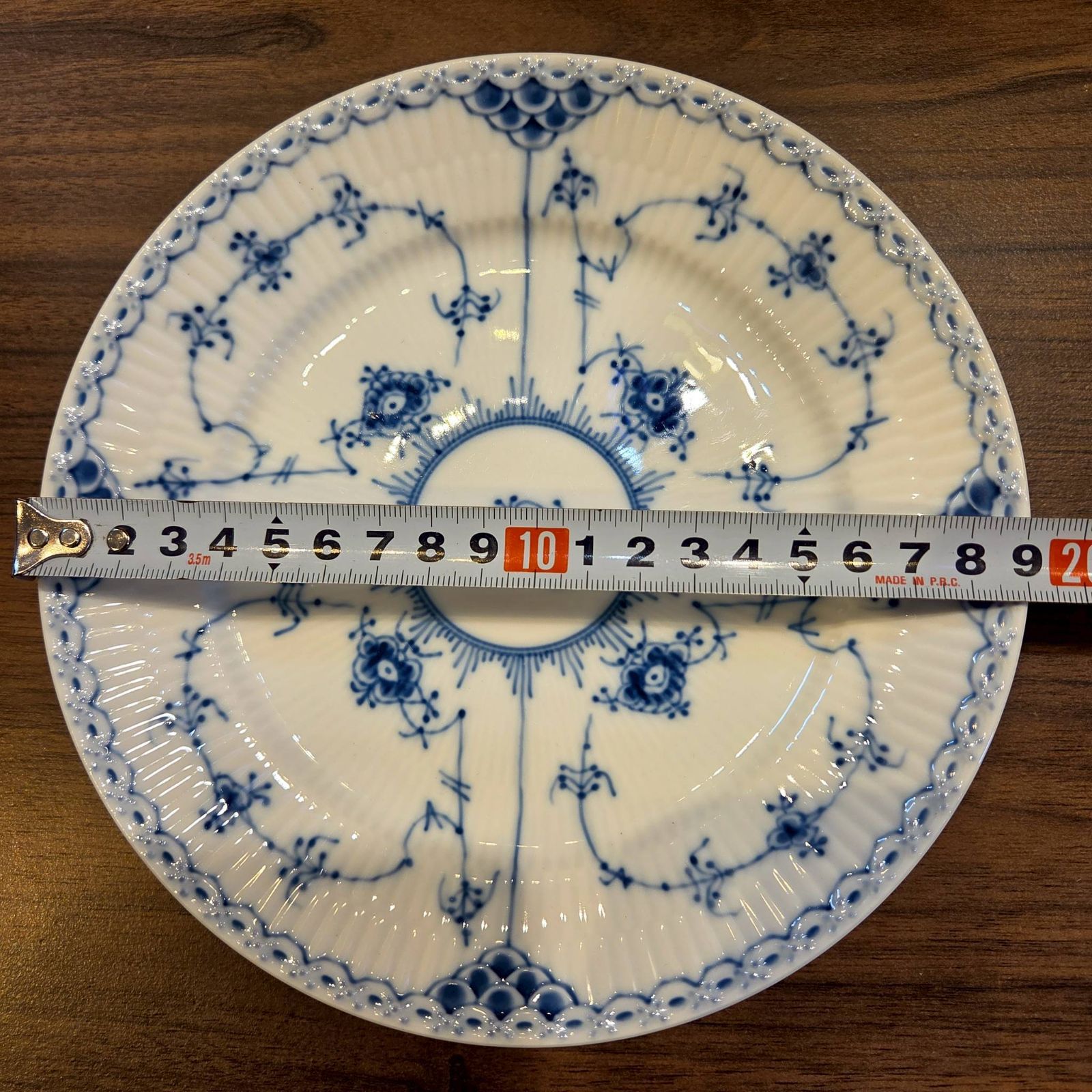 ロイヤルコペンハーゲン ブルーフルーテッドメガ 19デザートプレート×5