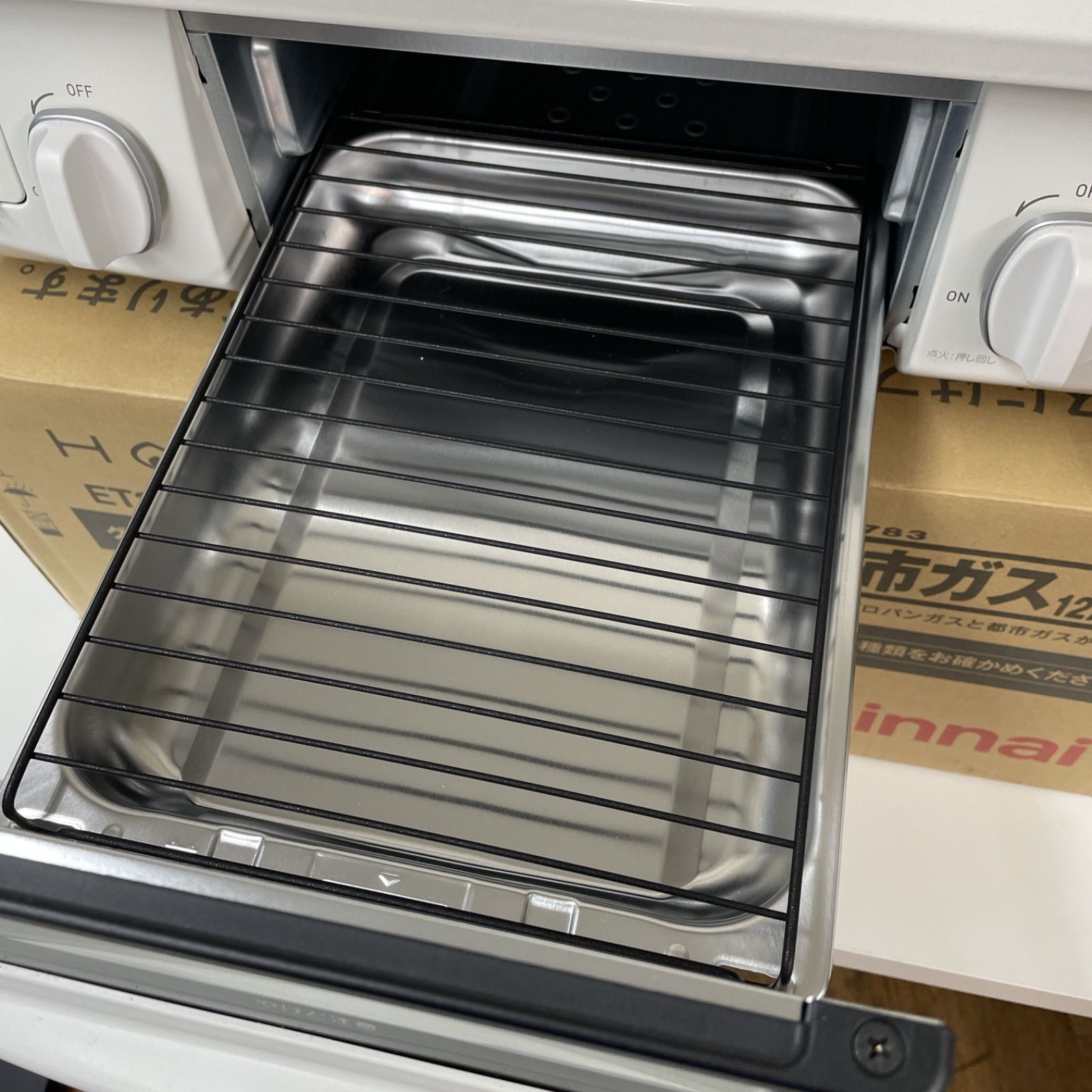 R418 ☀️ 2024年製の美品！ Rinnai 都市ガスコンロ ET34NJH4A-W3