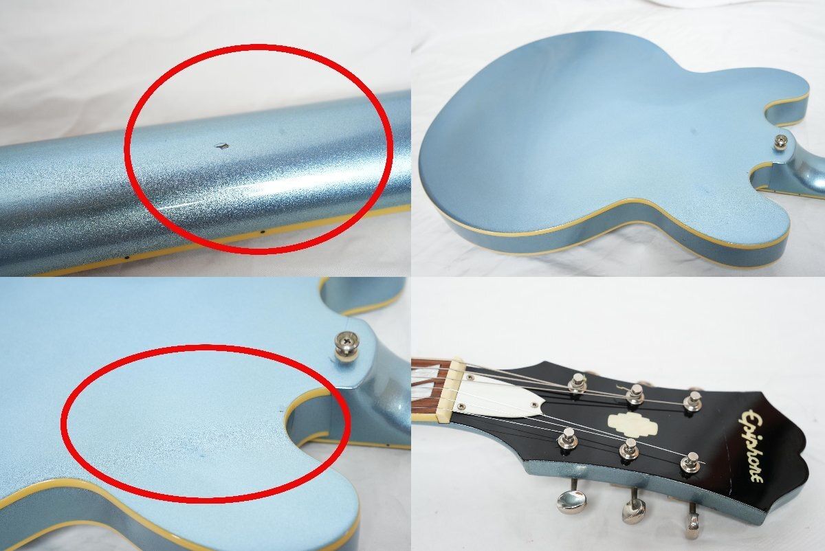 ☆Epiphone☆RIVIERA II ML ブルーメタリック 2009年製 ノエル