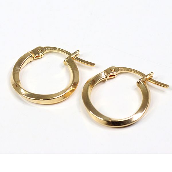 UNOAERRE フープピアス 片耳用 UNOAERRE（ウノアエレ） フープピアス K18YG : たかみ質店 Yahoo!店