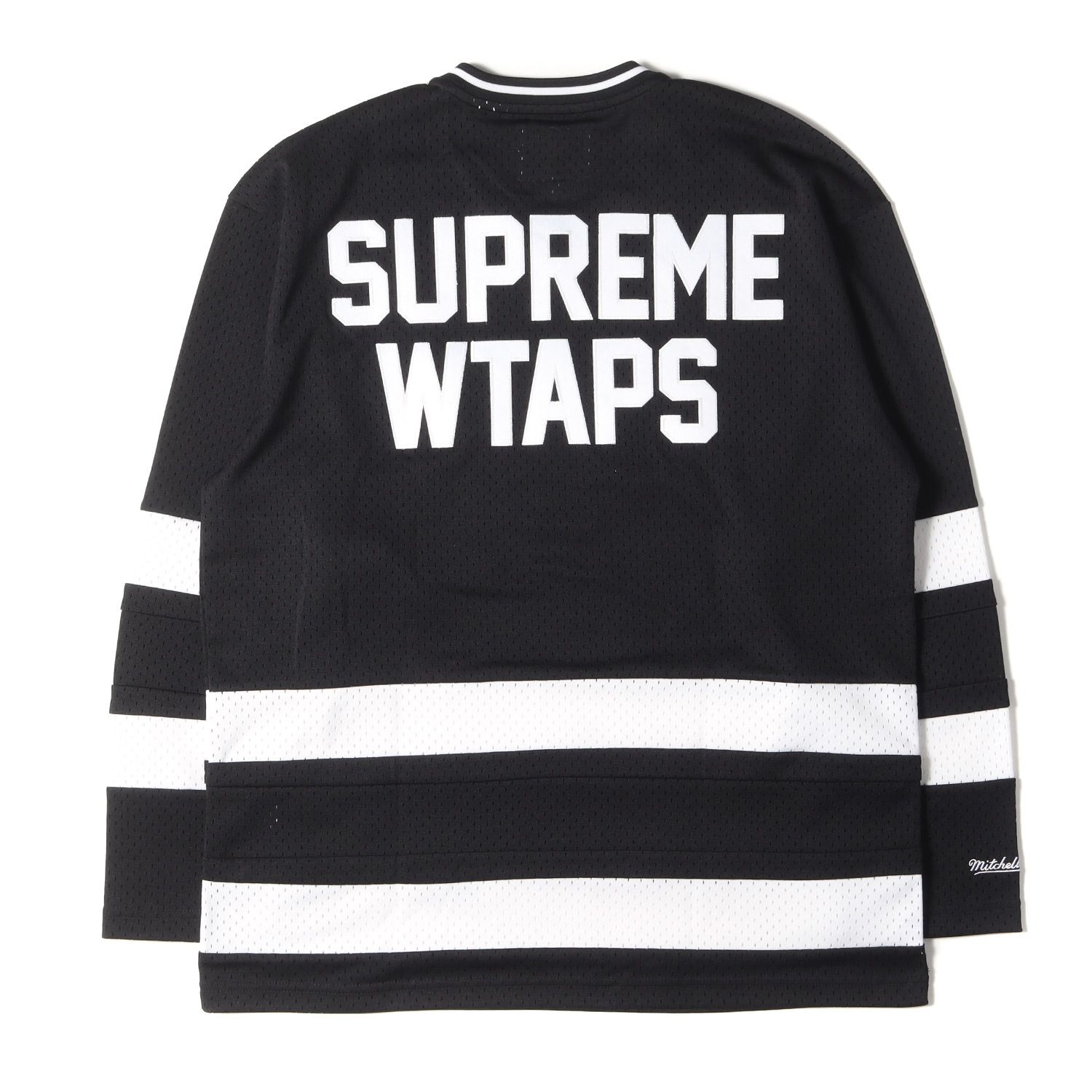 美品 Supreme シュプリーム サイズ:M 21AW WTAPS Mitchell & Ness メッシュ ホッケー ジャージ Hockey  Jersey ブラック 黒 トップス カットソー コラボ【メンズ】 - メルカリ