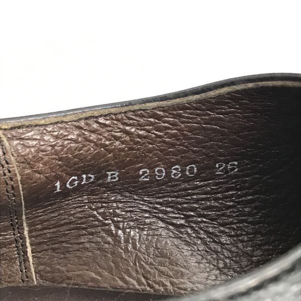 日本製★VOLUNT★本革/ストレートチップ/パンチドキャップトゥ【26.0/black/黒】ビジネス/ドレスシューズ/Leather/Dress shoes◆si-121 日本製☆VOLUNT☆本革/ストレートチップ/パンチドキャップトゥ【26.0