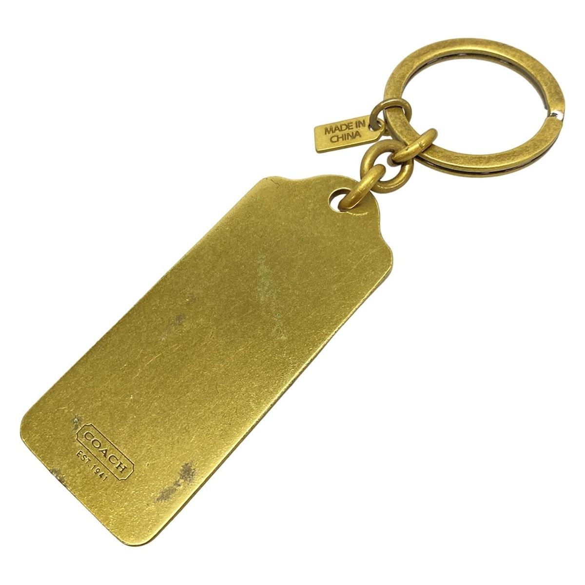 COACHコーチ☆シグネチャーフォトフレームバッグチャームキーホルダー