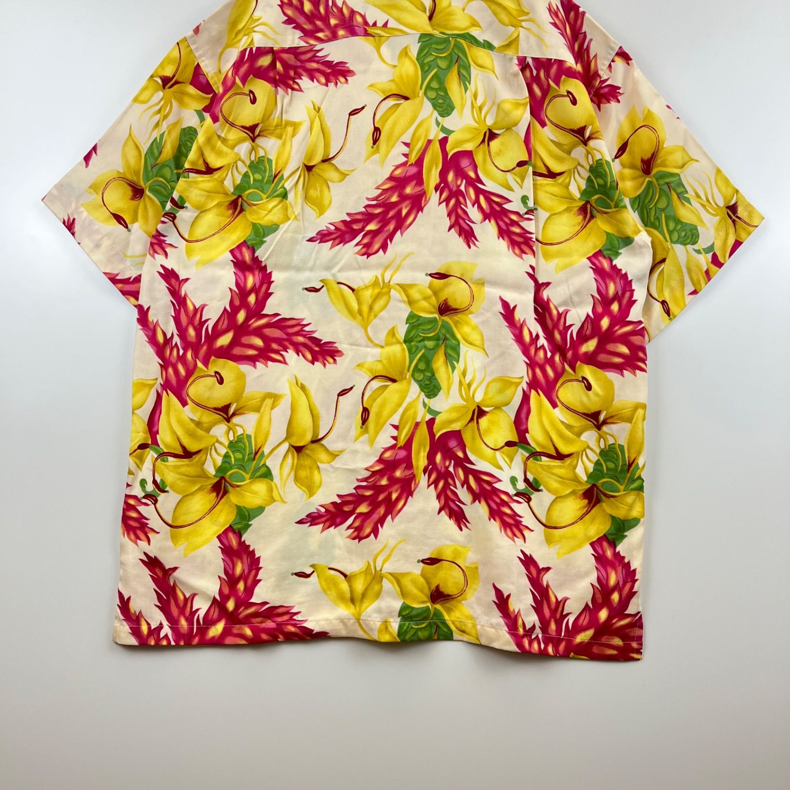 patagonia pataloha パタロハ S 2003 アロハシャツ 総柄 patagonia pataloha 2003 limited aloha shirts red ginger S
