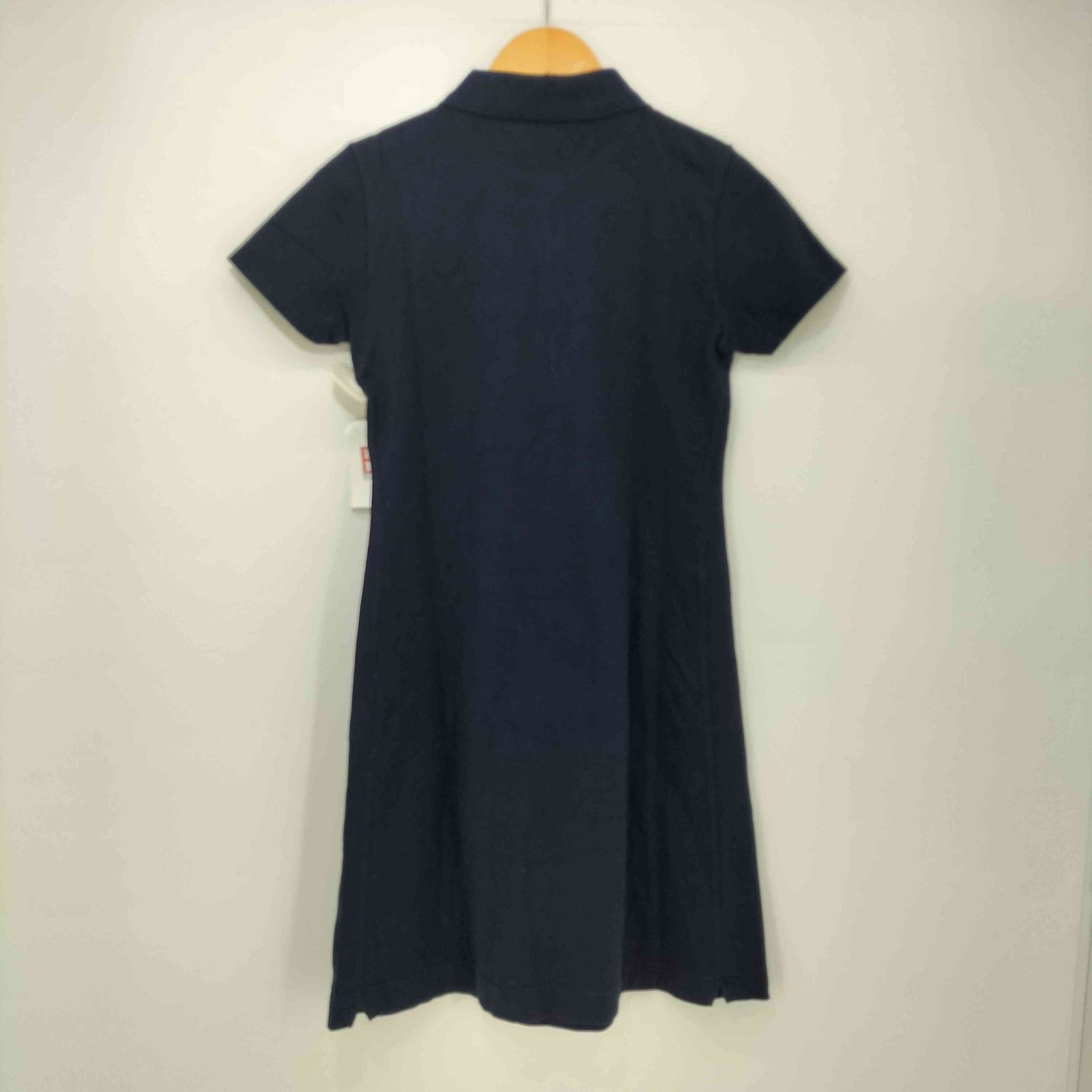 美品♡LACOSTE ラコステ 鹿の子 ポロシャツワンピース ベルト付 40 LACOSTE ラコステ 鹿の子 ポロワンピース ベルト付 半袖