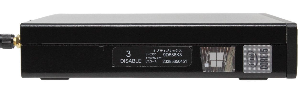 2年保証、返品可能。 Dell OptiPlex 3090 Micro Windows 11 Pro 64bit Core i5-10500T メモリ 16GB M.2 NVMe SSD 256GB SATA SSD 256GBB 無線LAN Bluetooth