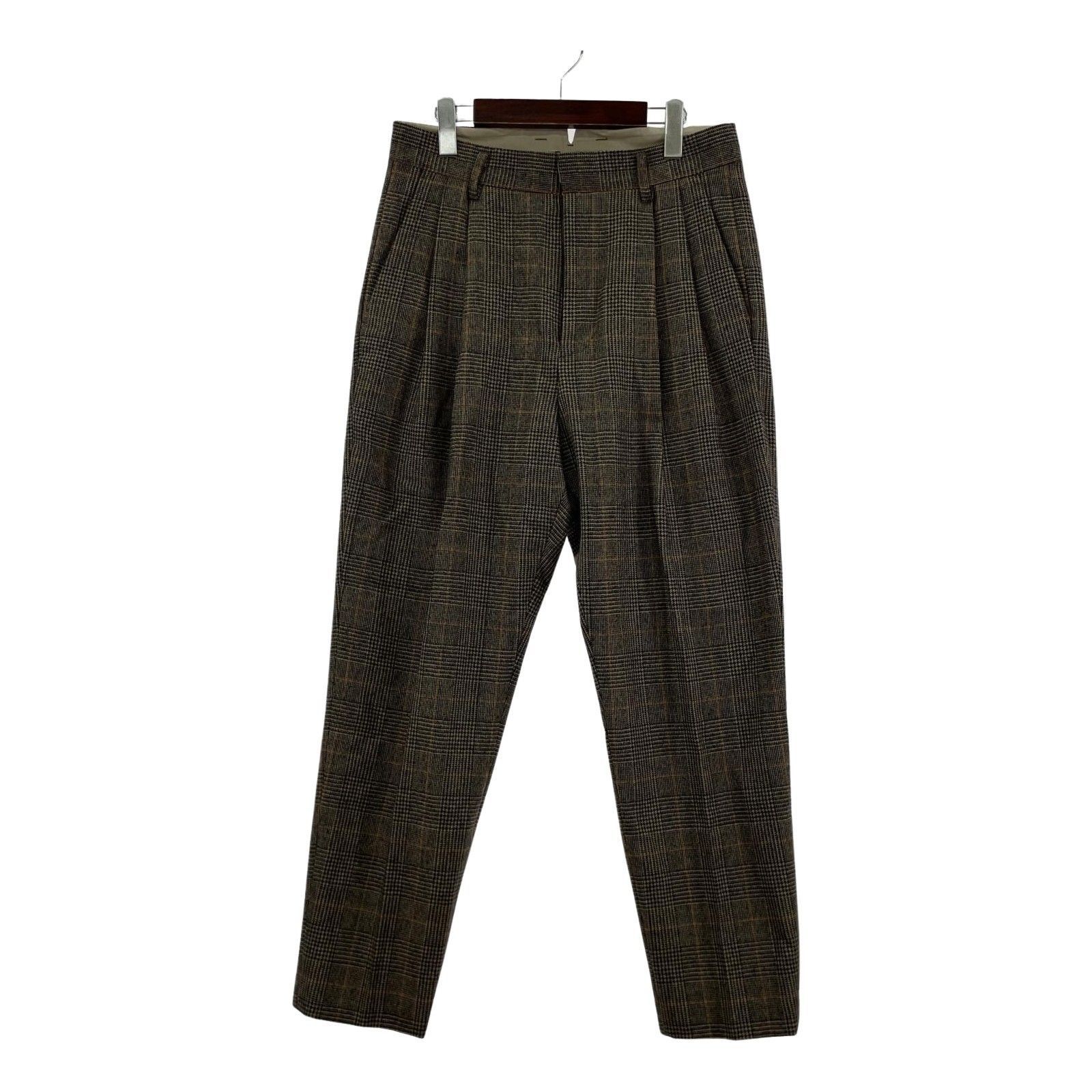 stein stein TWO TUCK WIDE TROUSERS M