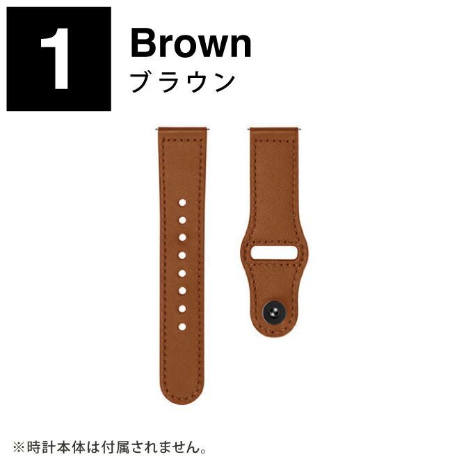 スマートウォッチ(ブラウンレザーバンド) Google Pixel Watch / 2 レザー ベルト バンド ブラック