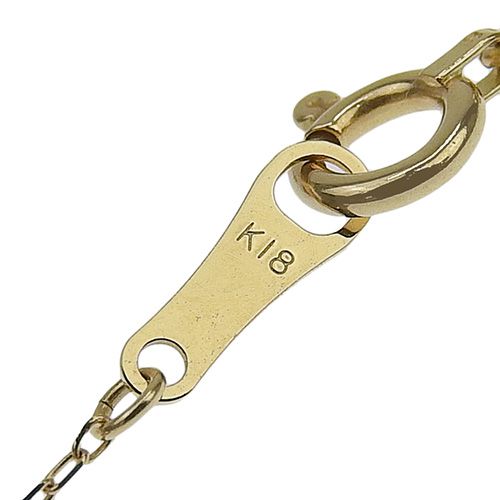 R0.6/D0.15 ダイヤモンド ルビー ネックレス K18 イエローゴールド YG  