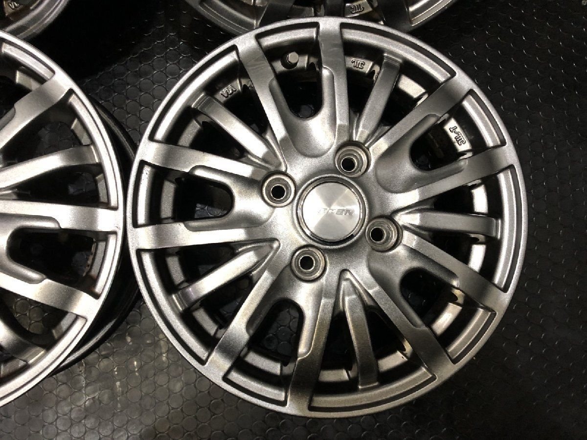 AUTOBACS LEBEN レーヴェン 社外ホイール 13インチ 4本 4J4HPCD100+42 タント モコ ライフ ゼスト スピアーノ等　(VHO588) AUTOBACS LEBEN レーヴェン 社外ホイール 13インチ 4本 4J4HPCD100+42