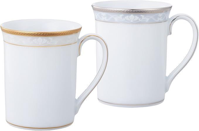 【在庫セール】Noritake ノリタケ マグカップ ( ペアセット ) 375 Amazon.co.jp: Noritake ノリタケ マグカップ ( 色変り ペア