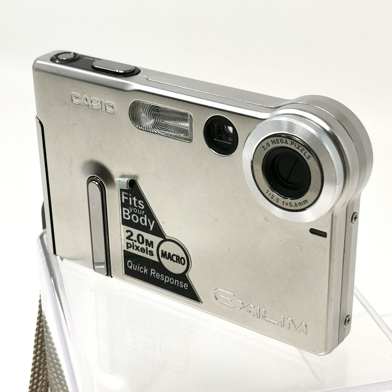 カシオ EXILIM EX-S20 シルバー デジカメ 訳あり品 管理番号
