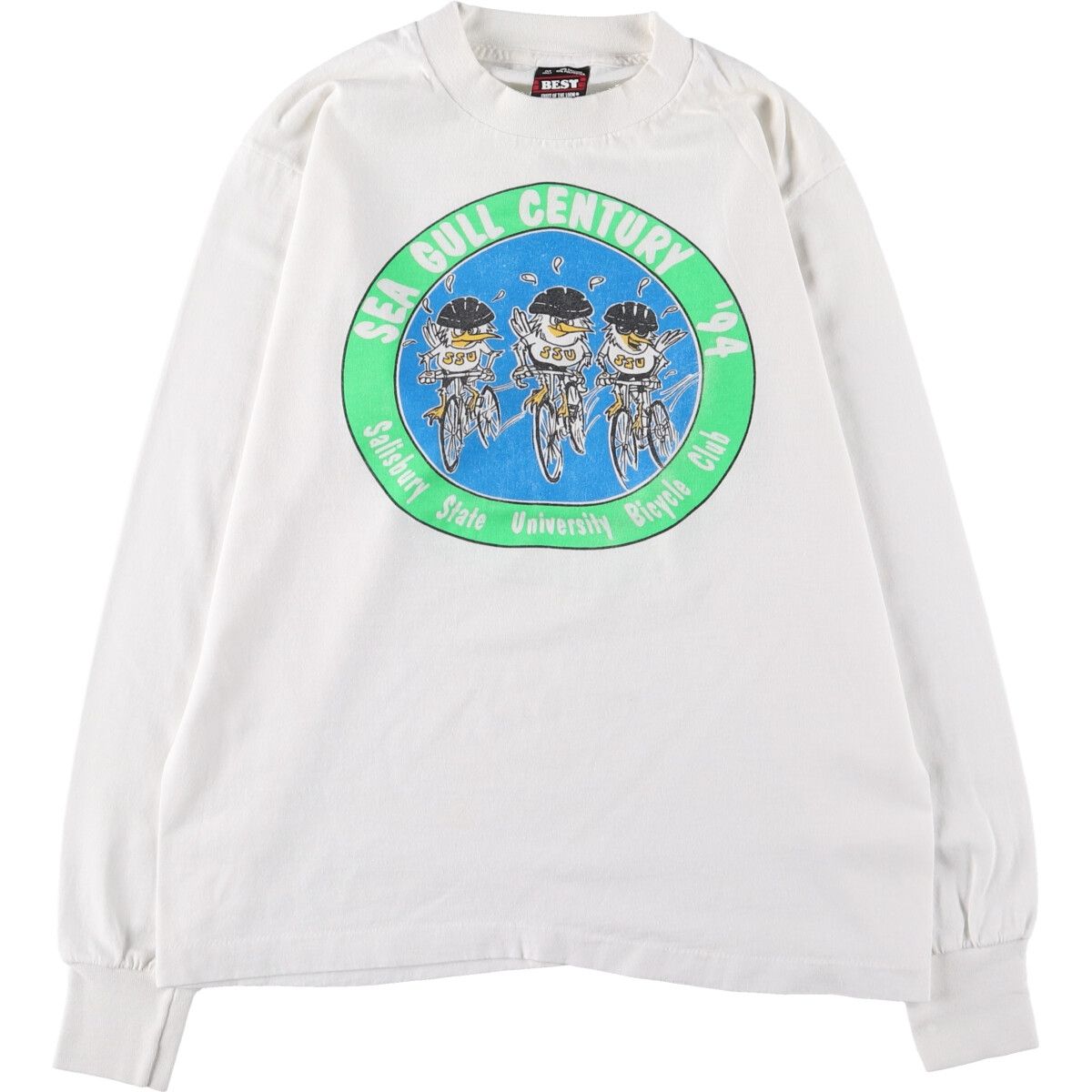 古着 90年代 フルーツオブザルーム FRUIT OF THE LOOM ロングTシャツ ロンT USA製 メンズM相当 ヴィンテージ/eaa512228