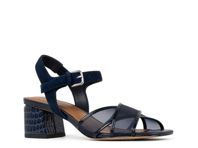 送料無料 ドナルドプリネール レディース サンダル シューズ Joelsp Sandal Navy Suede