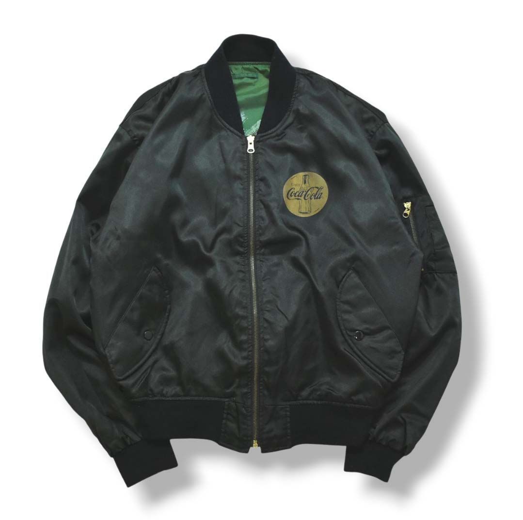 希少】 90s ヴィンテージ 読売ヴェルティ 川崎 MA-1 2way リバーシブル