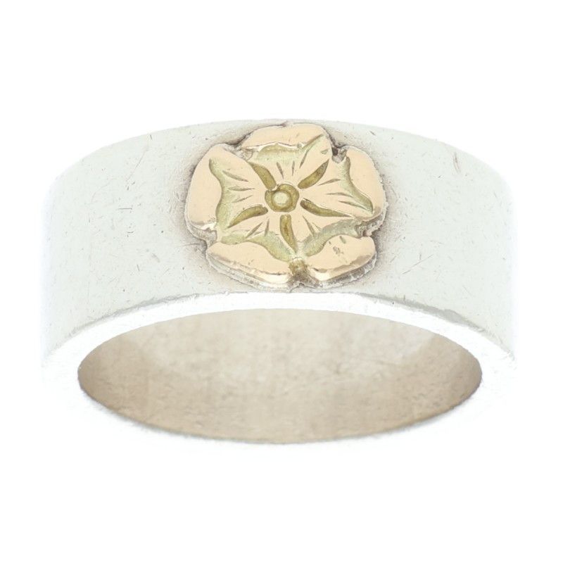 ゴローズ ローズ平打ち リング メンズ 10.5号