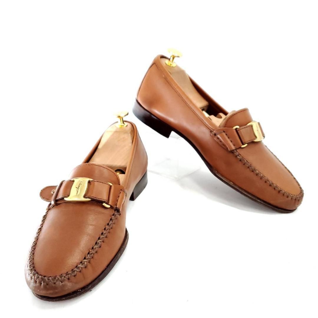 フェラガモ　ローファー ゴールド金具　25cm フェラガモ ローファー ゴールド金具 25cm サルヴァトーレ フェラガモ