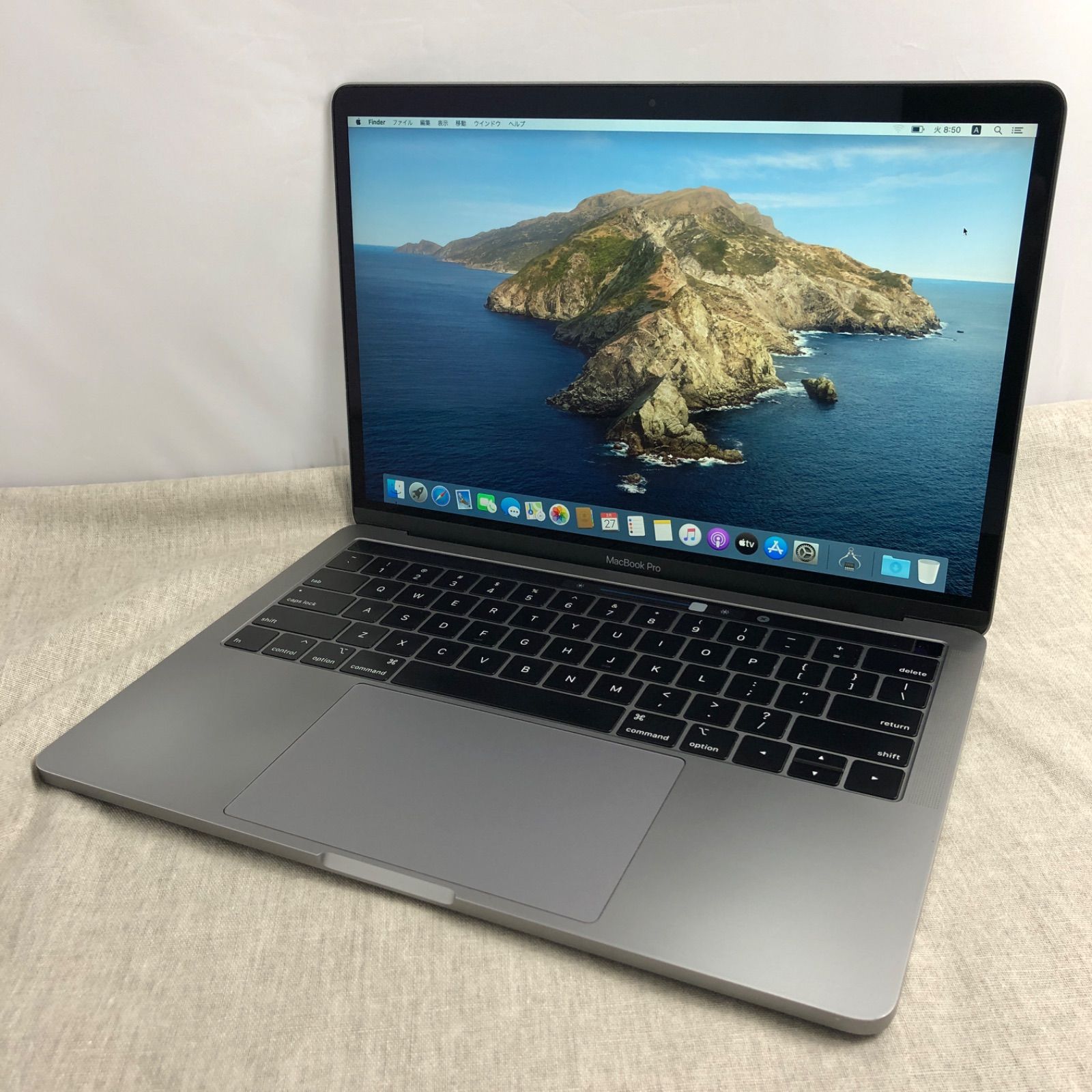 ジャンク品・本体のみApple MacBook Pro (13インチ， 2019)【Touch Bar・i5・16GB・256GB】バッテリー異常 他 A2159 EMC3301/LT-JUNK-240241（196457）