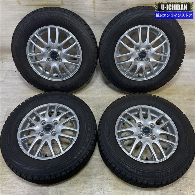 軽 軽自動車 等 FEID 4-13+45 4H100 ブリヂストン VRX 145/80R13