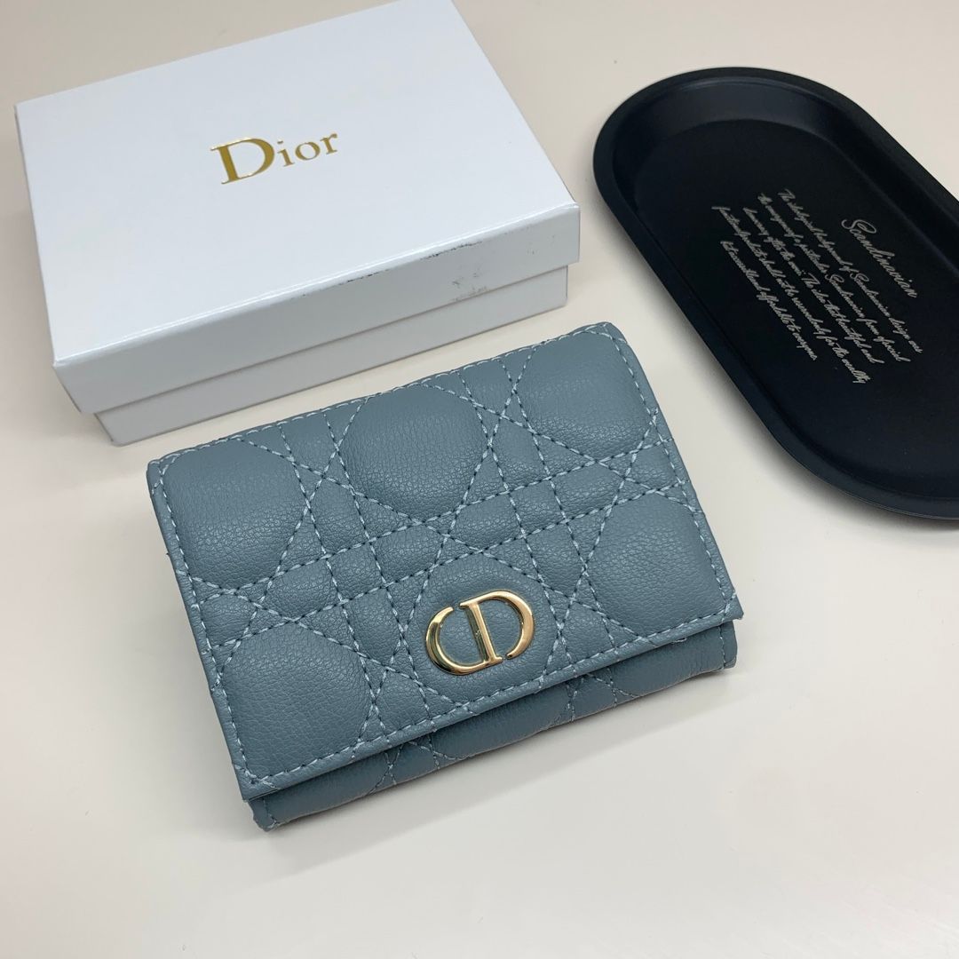 DIOR ディオール折り財布短財布小銭入れカード入れ定期入れ可愛い財布