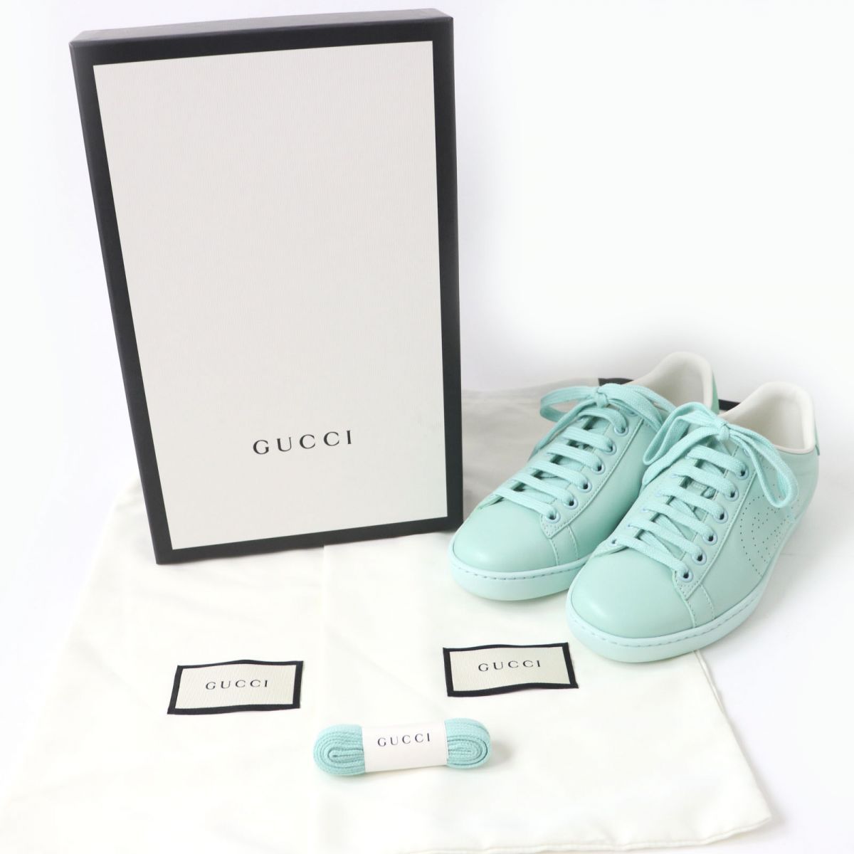 未使用品☆GUCCI グッチ 598527 インターロッキングG レースアップ