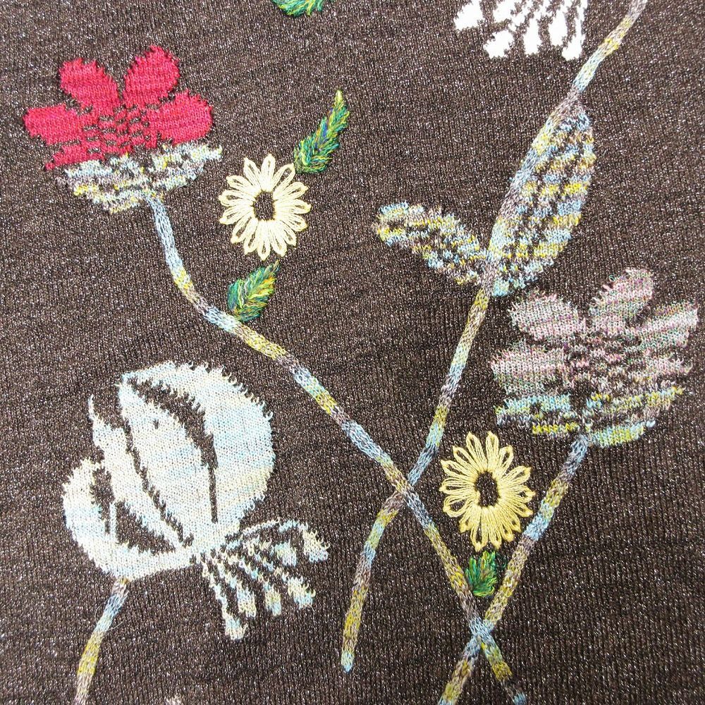 TOYOKO SAITO 斉藤都世子 トヨコサイトウ 花刺繍 セットアップ
