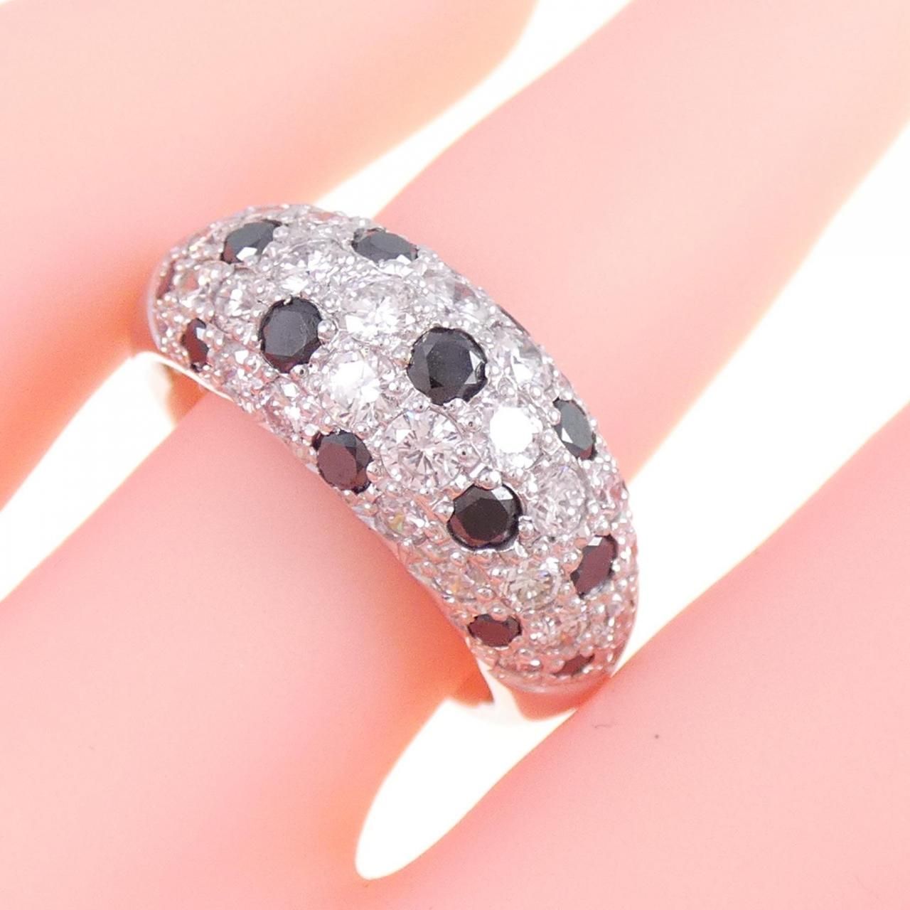 K18WG パヴェ ダイヤモンド リング 1.88CT リング・指輪