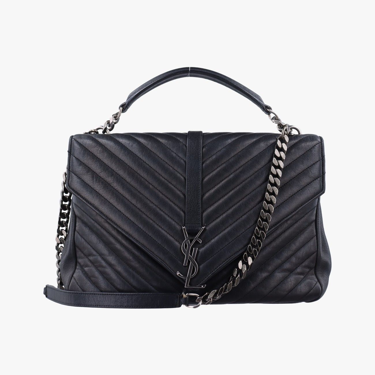 イヴサンローランYves Saint Laurentカレッジブラックレザー392738ARS392738.0615