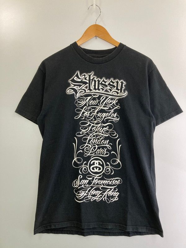 STUSSY ステューシー ×MR CARTOON WORLD TOUR TEE ×ミスターカートゥーン ワールドツアー Tシャツ トップス 142-250522-jt-03-min