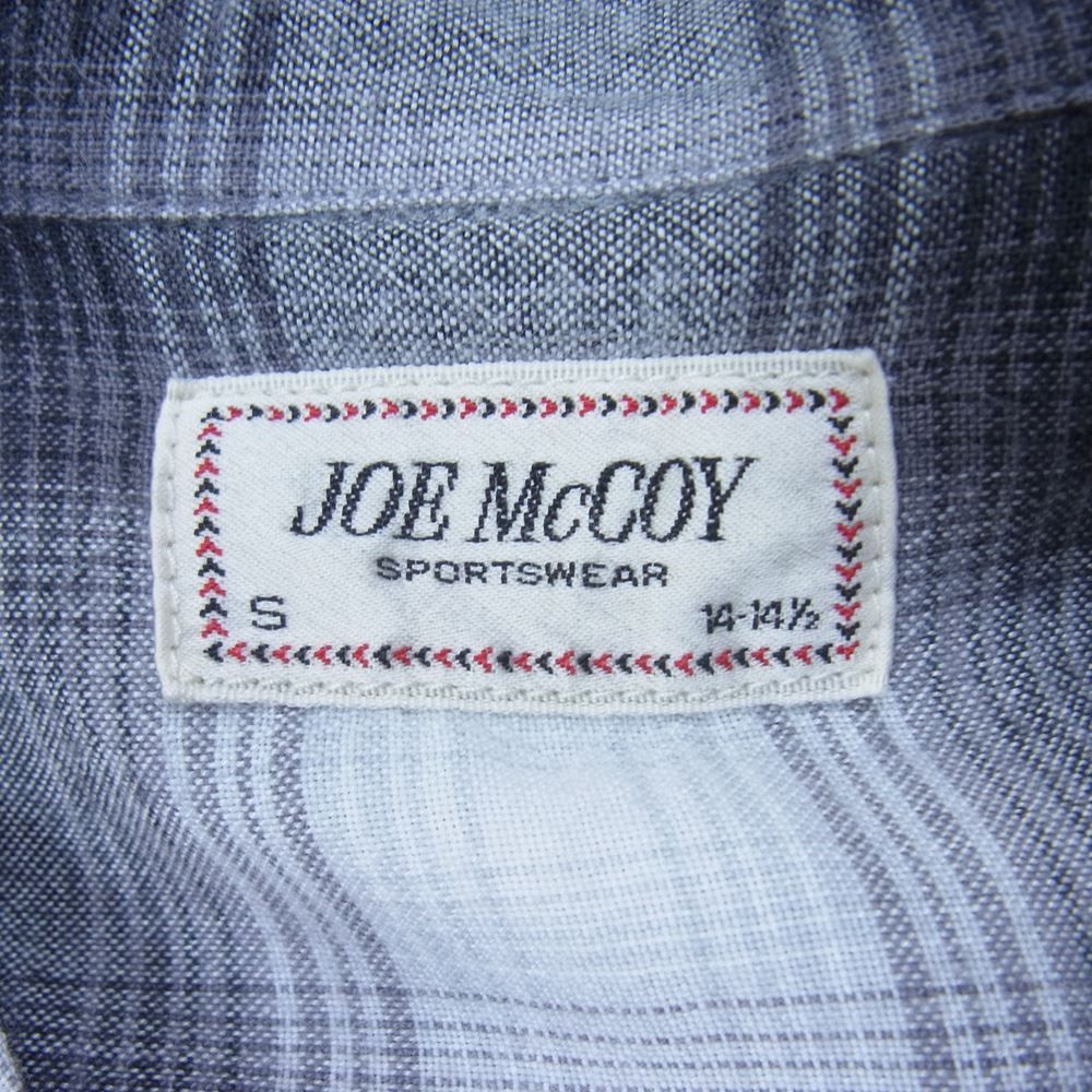 ザリアルマッコイズ 長袖シャツ オンブレ チェック オープンカラー