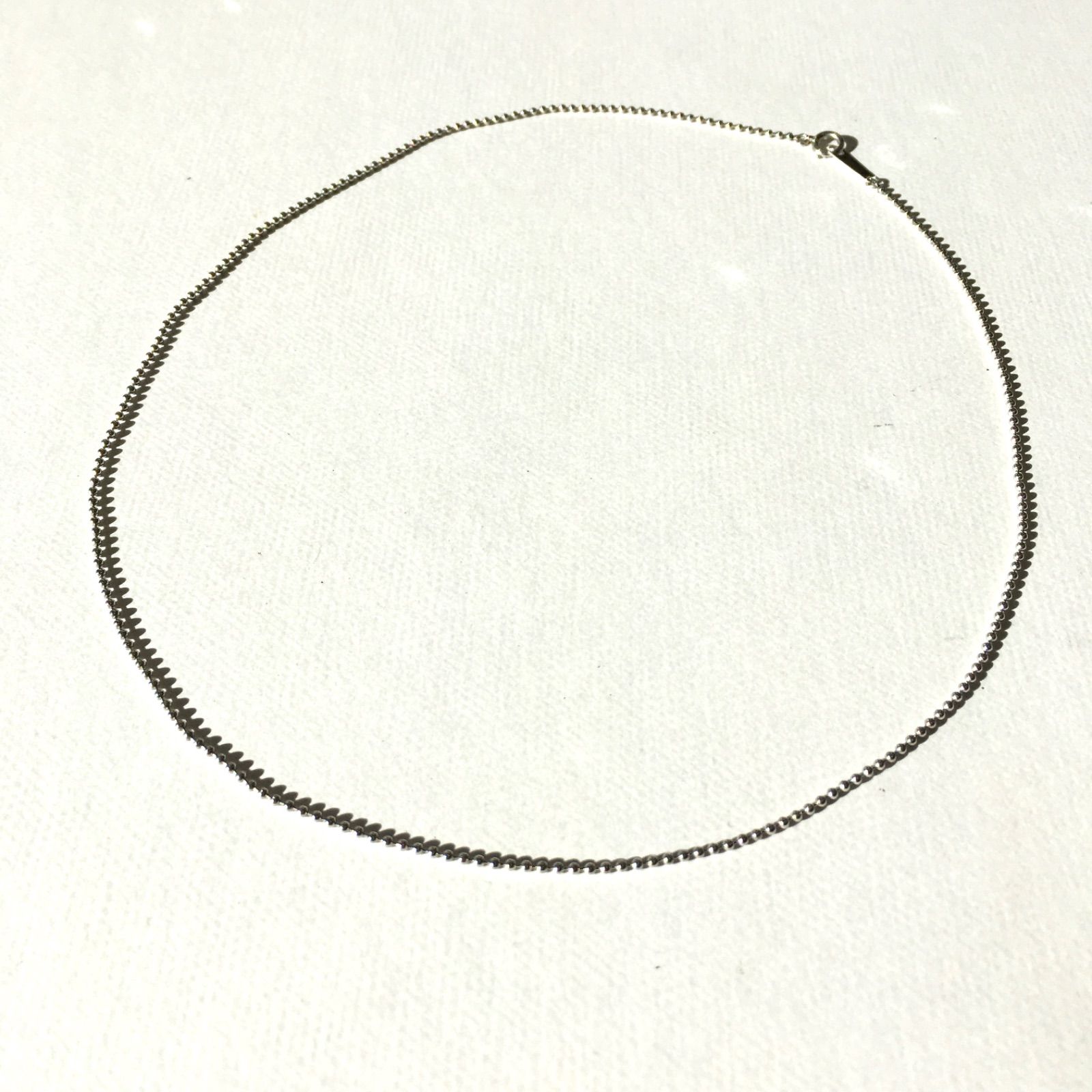 プラチナ 40cm ボールチェーン ネックレス 新品 宝石店ストック プラチナ 40cm ボールチェーン ネックレス 新品 宝石店ストック