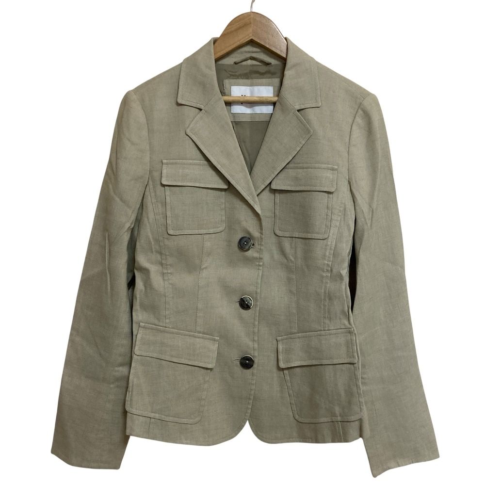 専用　HERNO / ヘルノ リネンジャケット 美品 Herno ヘルノ リネンハンティングジャケット サイズ42