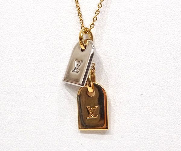 質コニシ】【Louis Vuitton/ルイ・ヴィトン】ナノグラム ネックレス
