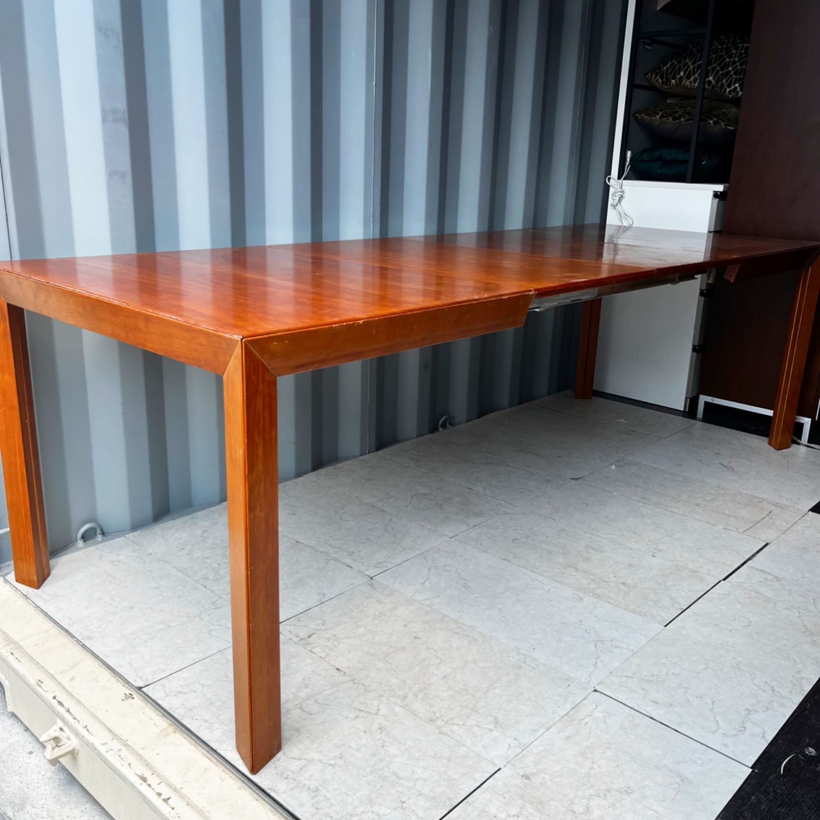 取付無料！北欧デンマーク スコビー 天然木アンティーク伸長ダイニングテーブル✨ 取付無料！北欧デンマーク スコビー 天然木アンティーク伸長ダイニング