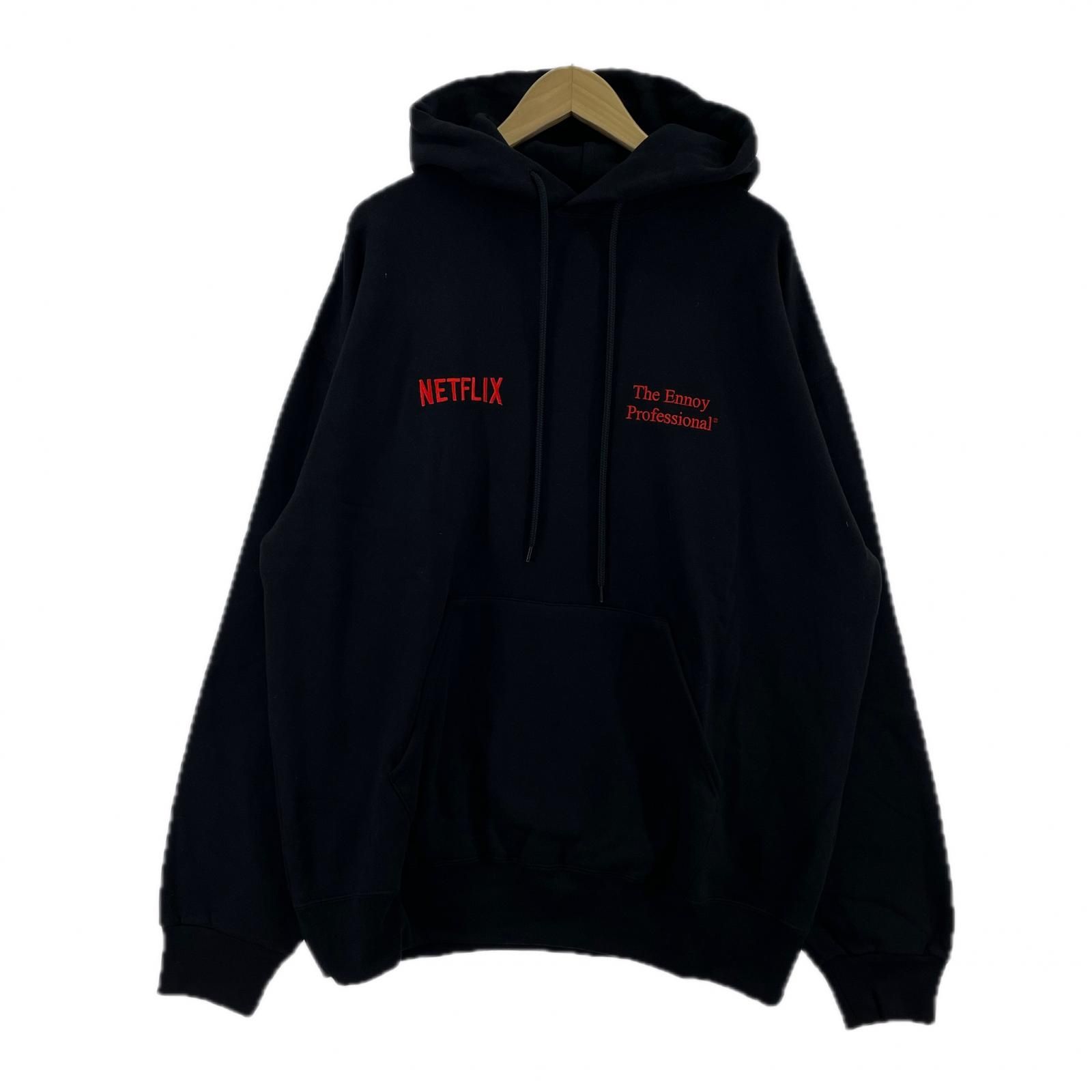 ennoy × NETFLIX 23AW ﾊﾟｰｶｰ XXL ﾌﾞﾗｯｸ - メルカリ