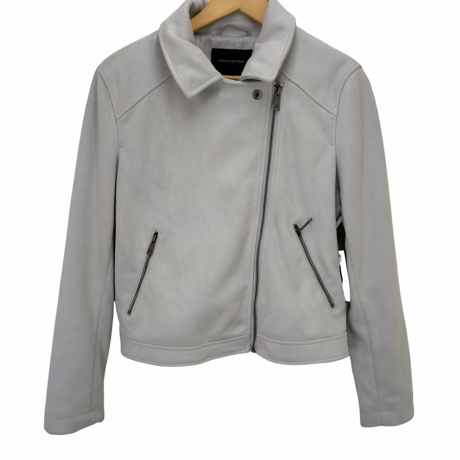 バナナリパブリック BANANA REPUBLIC VEGAN SUEDE MOTO JACKET