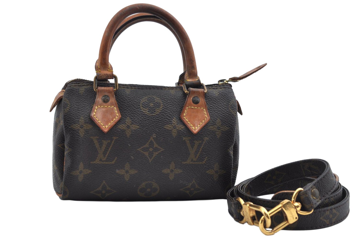 LOUIS VUITTON ルイヴィトン モノグラム ミニ スピーディ ハンドバッグ 財布 M41534 LV L2763