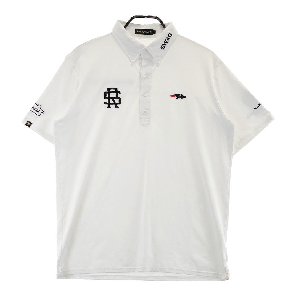 ラフアンドスウェル　ポロシャツ　Mサイズ ROUGH AND SWELLラフアンドスウェル ポロシャツ Mサイズ rough&swell